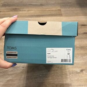 TOMS Carlo Drizzle Grey Canvas Sneakers